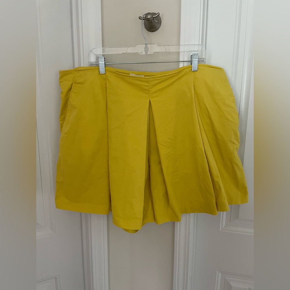 Anthropologie Maeve Sunlit Yellow Shorts